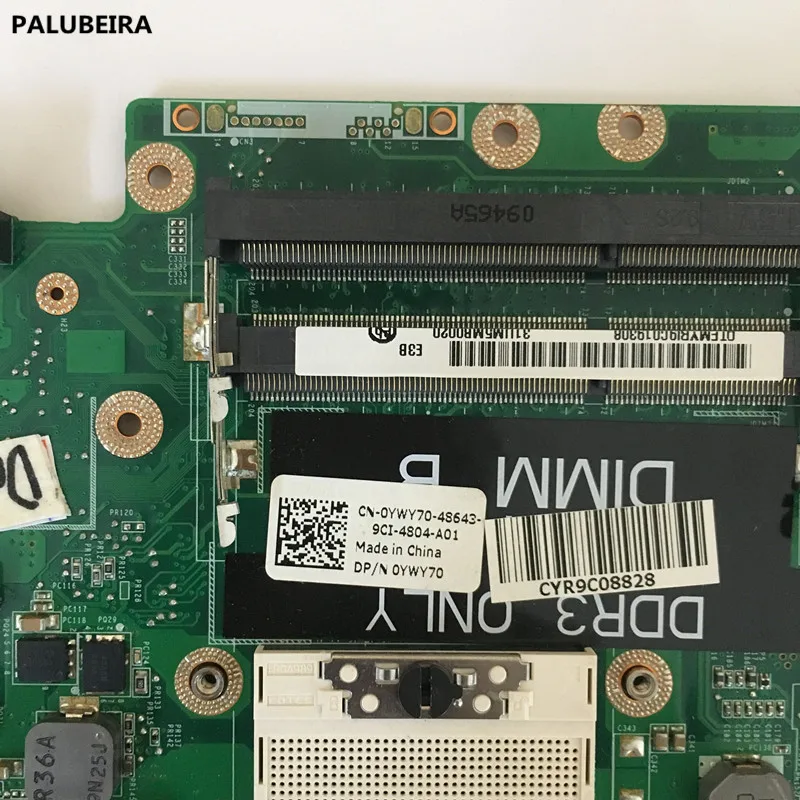 PALUBEIRA YWY70 CN-0YWY70 0YWY70 для Dell 1764 материнская плата Системы HM55 DAUM3BMB6E0 ноутбука работает