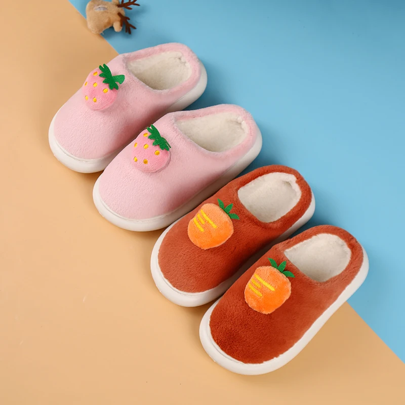 Ltofo Winter kids sneakers Children Fruit Toddlers boys Girls Indoor warm Cotton-padded Shoes 27 28 29 30 31 3233 34 35 36 37 38 |