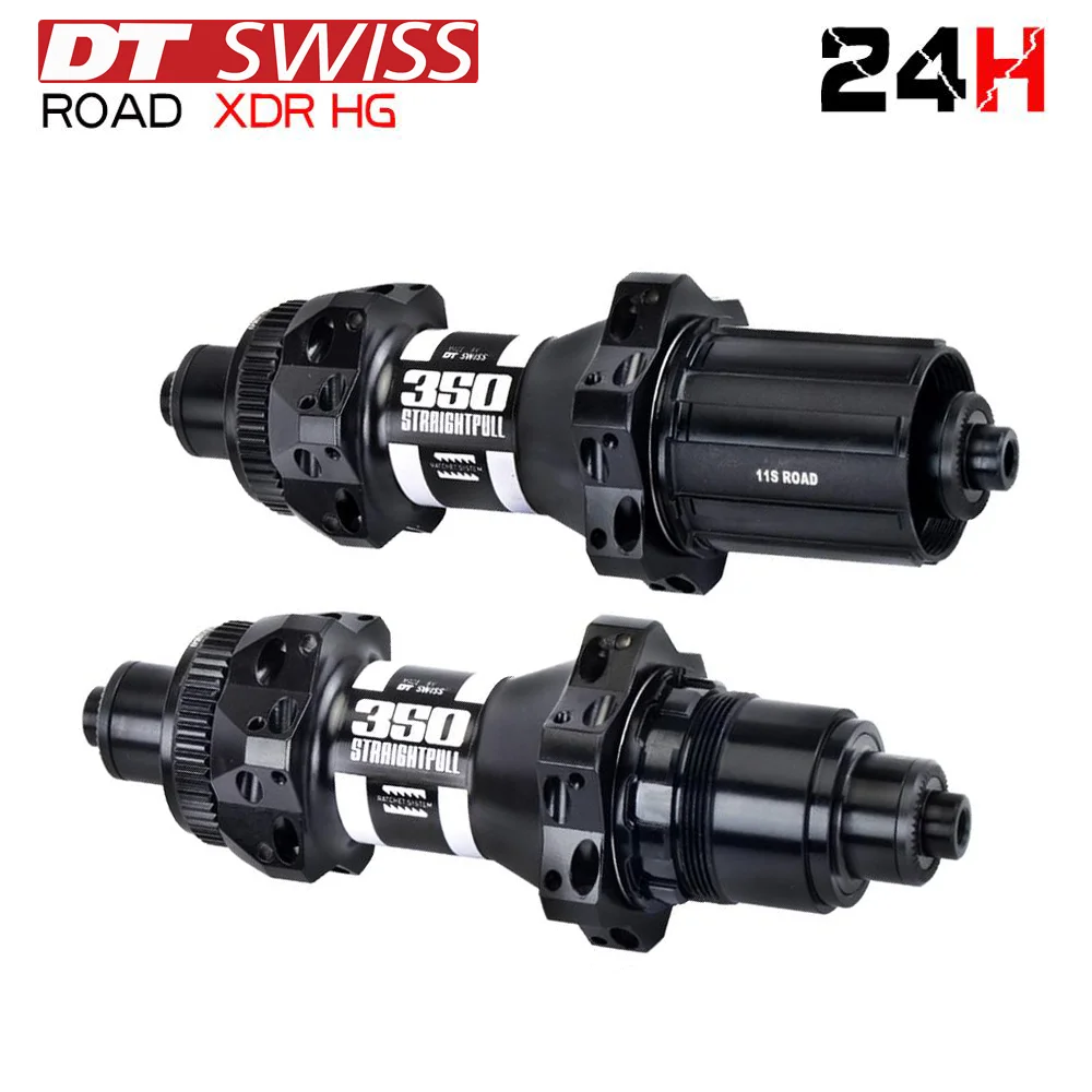 

DT Swiss 350 Road Bike Straight Pull Hubs 24H Center Lock Disc Brake Front 100*9/12 Rear 135/142 HG XDR Hub Bicycle Wheel Hub