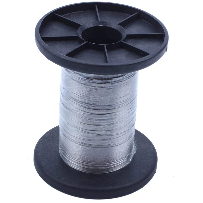 2 Pcs 30M 304 Stainless Steel Wire Roll Single Bright Hard Cable 0.3Mm &amp 0.6Mm | Инструменты