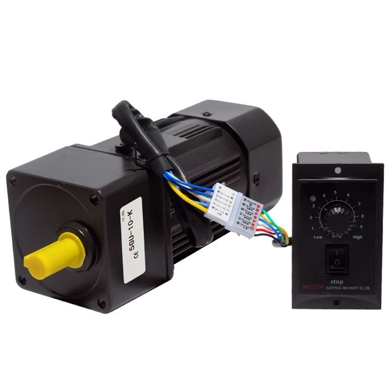 

1:500-1:3 2.7-450RPM 220V 90W AC Reversible Gear 5RK90GU-CF Variable Speed Motor AC Gear Reducer Motor Geared Motor
