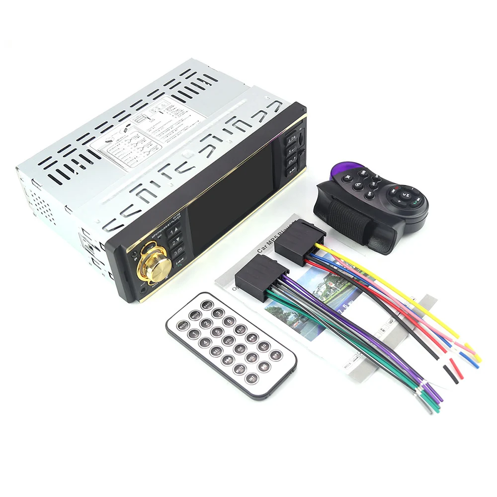 Автомагнитола 1 din автомагнитола стерео FM Bluetooth USB AUX камера заднего вида пульт