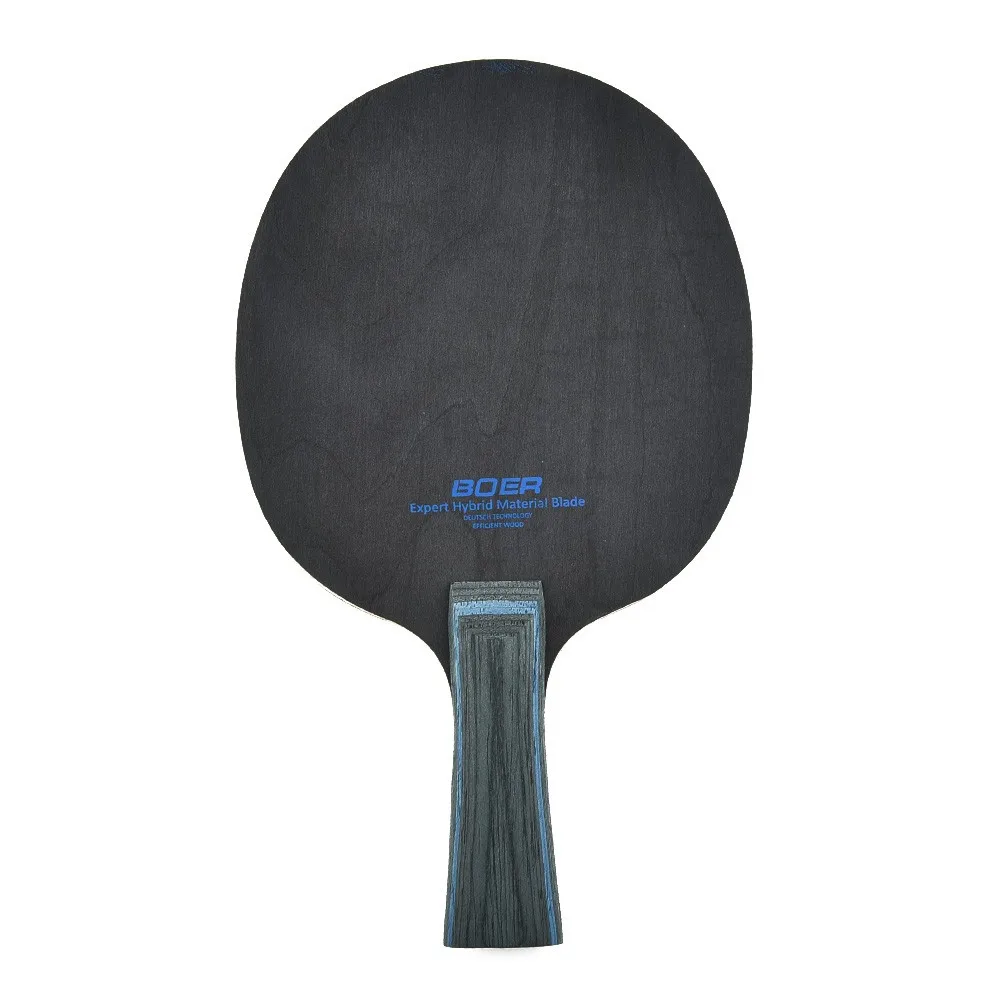 

Carbon Fiber & Aryl Group Fiber Table Tennis Blade 7 Ply Ping Pong Blade As Pictures Show Weight:90g(approx)