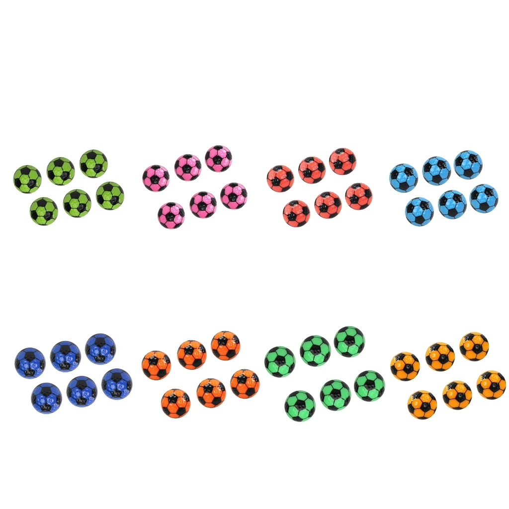 

6x Sports Practice Golf Balls - Swing Training Aid for Kids and Adults, Indoor