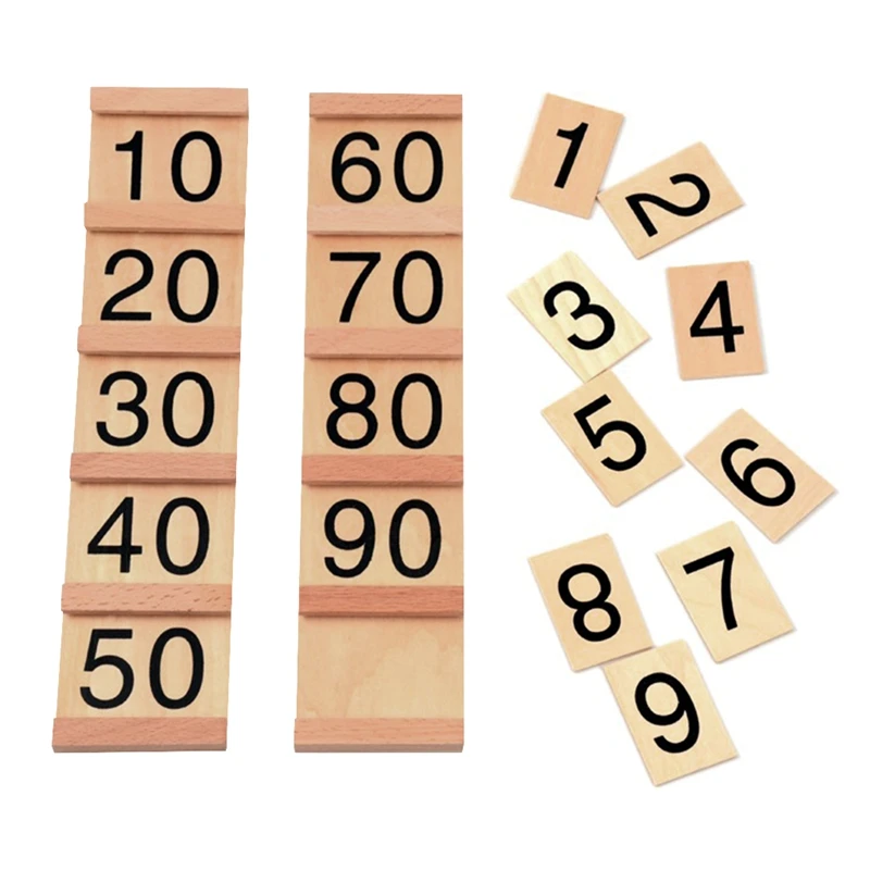 

2021 New Wooden Math Intelligence Sticks Figures Kids Preschool Educational Toys Gift