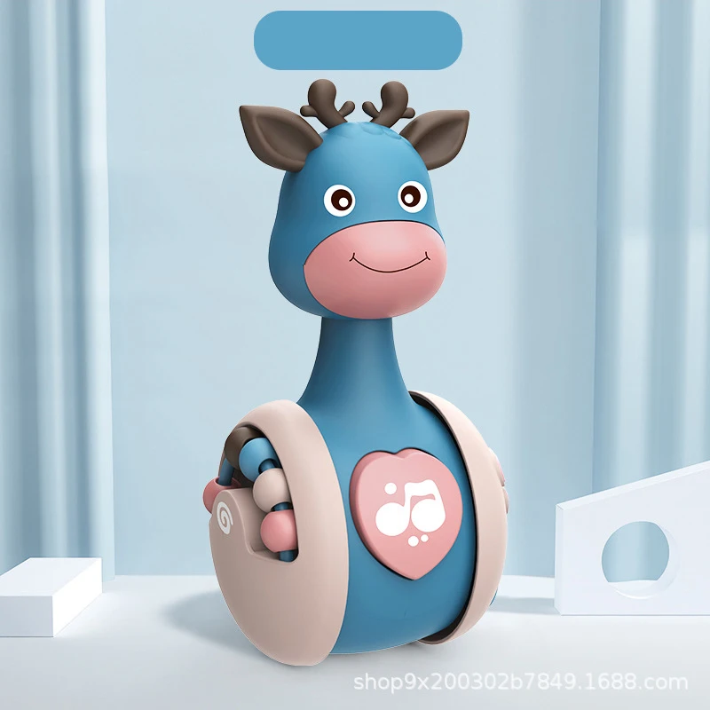 

Tumbler Toy Baby Sliding Rattle Educational Deer Early Teaches Babies To Learn To Crawl Creative Toys For Children
