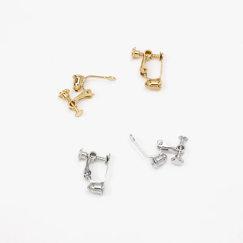 

Contracted copper material silicone ear clip converter earring ear clip of DIY accessories goddess dedicated no ear hole