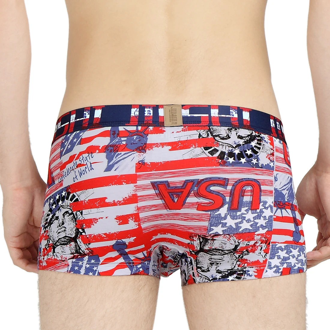 Mens Bamboo Short Print Boxers Fashion Comfortable Soft Breathable Men's Trunk Sexy Mens Panties 2021 New