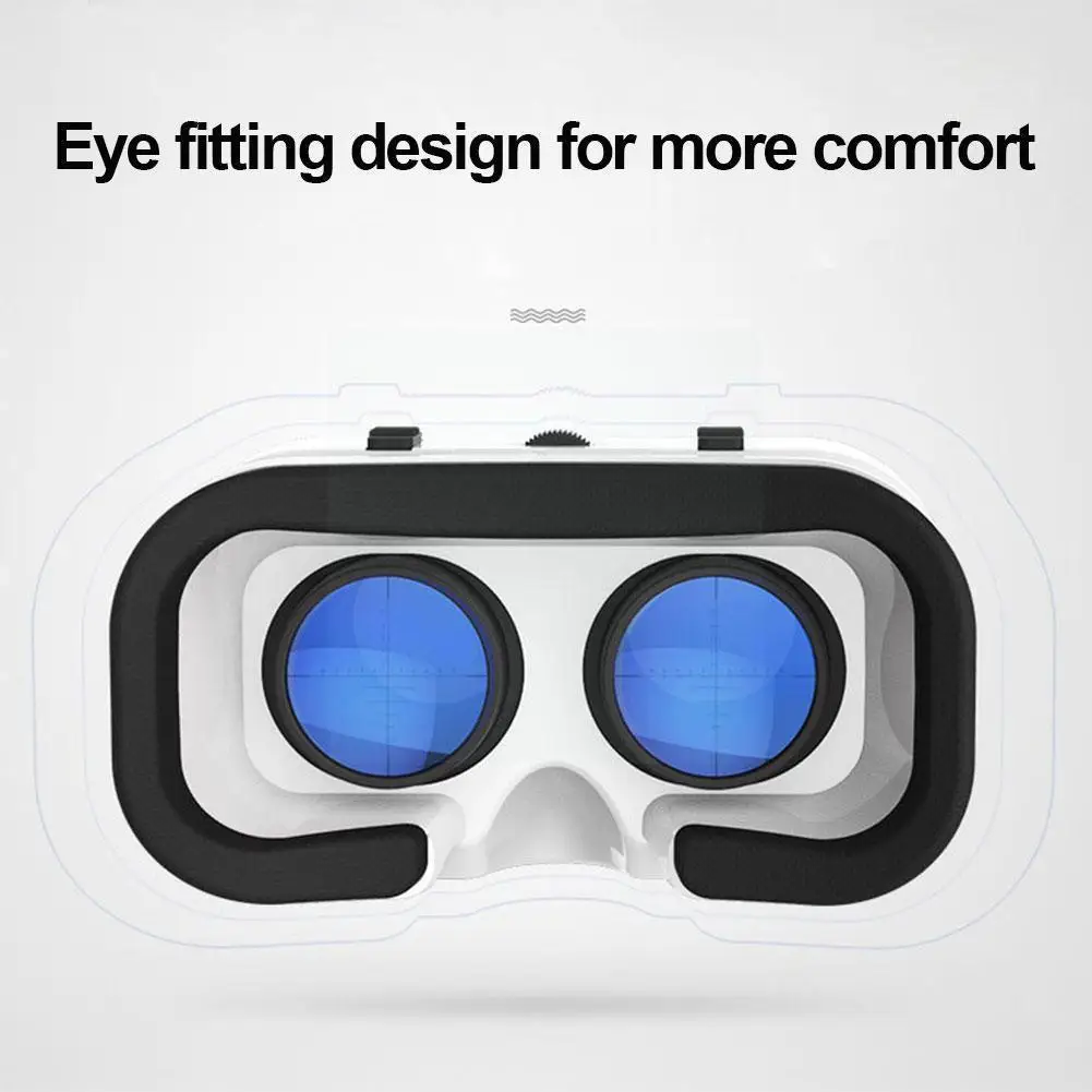 

VR Glasses Universal Virtual Reality Glasses for Mobile Games 360 HD Movies Compatible with 4.7-6.53'' Smartphone F8Y4 E0A6