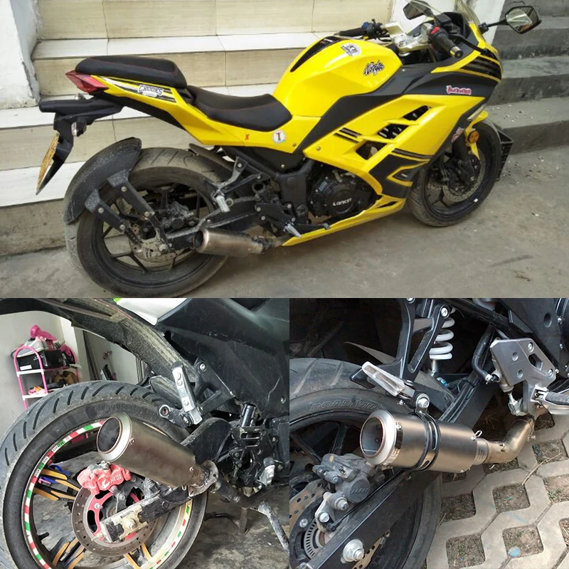 Лазерная маркировка логотип Италия мотоцикл Выхлопная труба akrapovic для братьев