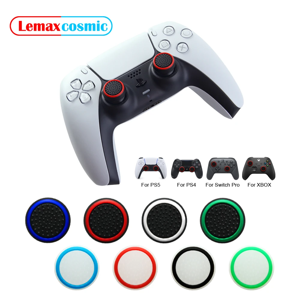 Glow Luminous Joystick Caps Controller Grips Case For Sony Playstation DualSense Dualshock 5 4 PS5 PS4 For Nintendo Switch Pro