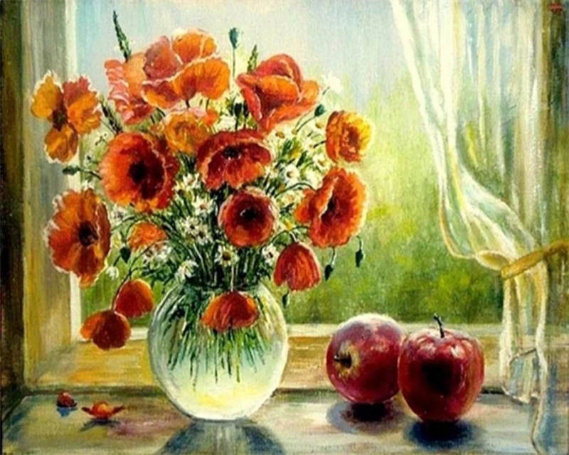 

Набор масляных цифровых красок «сделай сам» без рамки № 951 40x50 см, наборы бамперов, абстрактная акриловая краска по номерам для взрослых, дом...