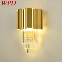 wpd wall sconces lamp gold contemporary luxury design balcony decorative for home living room corridor