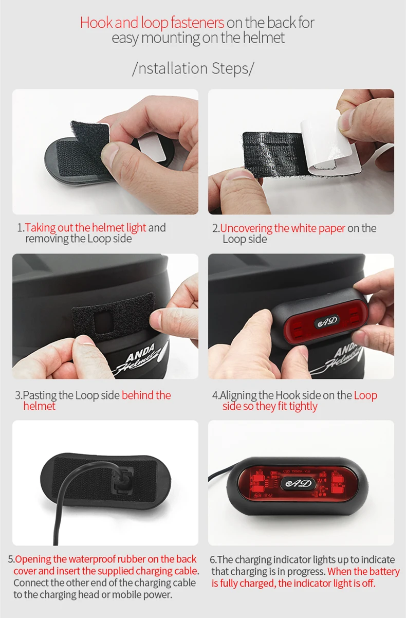 Новый велосипедный шлем с подсветкой Перезаряжаемые Intergra светодиодный свет для