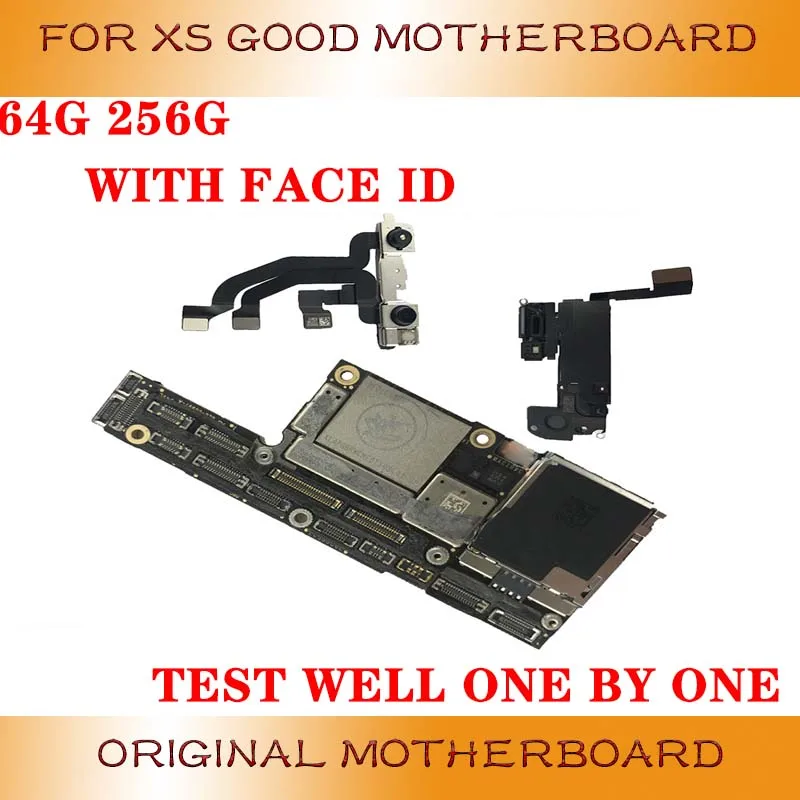 Placa base desbloqueada para iPhone X, XS, XR, XSMAX, buen funcionamiento, Sistema IOS, placa l&oacute;gica Original gratis, placa base de iCloud, buena prueba-3