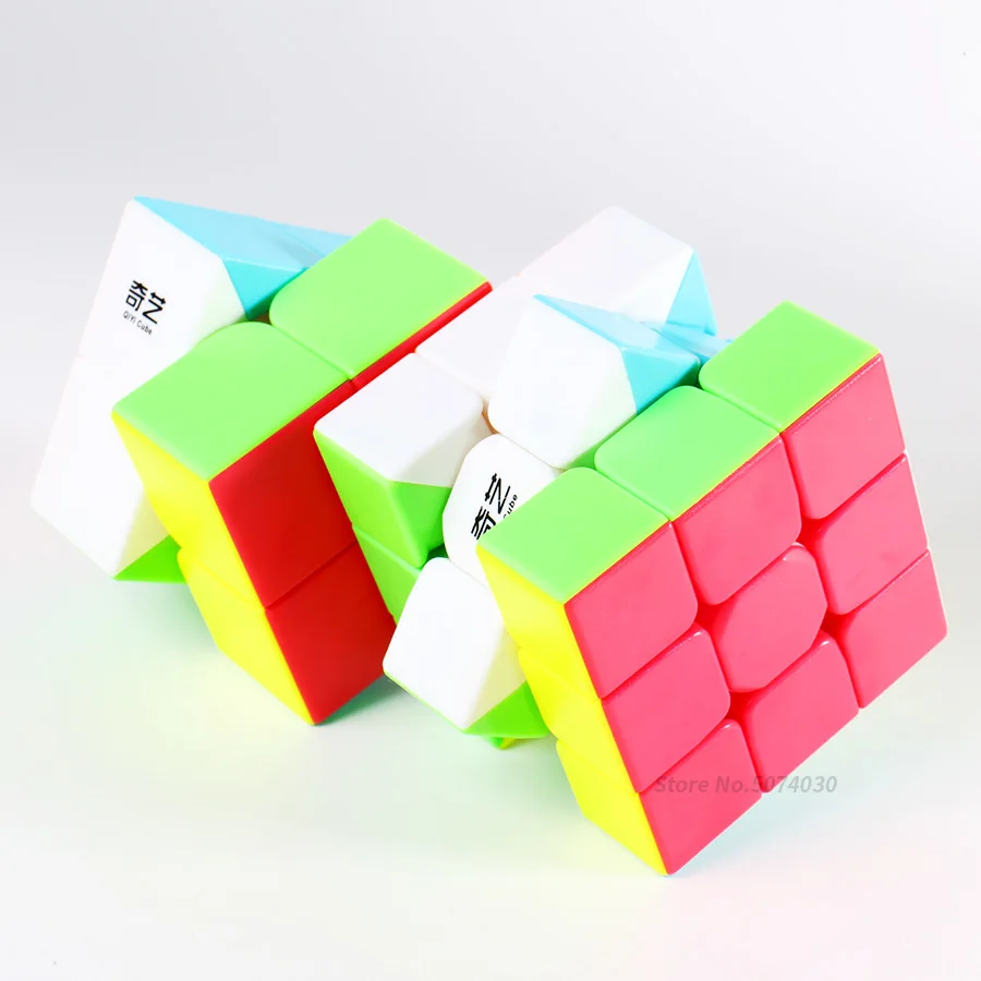 3x3x3 Кубик Рубика головоломка 2x2x2 магический куб без наклеек Qiyi Qidi Warrior W Cubo Mgiaco игрушки для детей