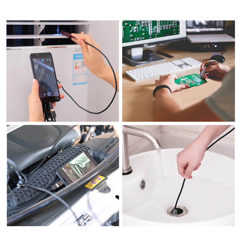 Usb камера эндоскоп с автофокусом 1080 МП 2 50 м|Бороскопы| |