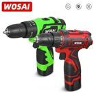 Аккумуляторная дрель WOSAI Loner, беспроводная мини-дрель с литий-ионным аккумулятором постоянного тока, 16 В