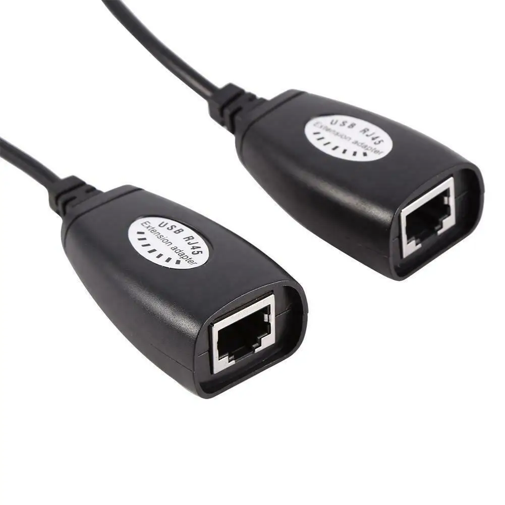 Удлинительный Кабель USB 2 0 для Cat5/RJ45/Cat6 Ethernet Удлинитель сетевой адаптер кабель |