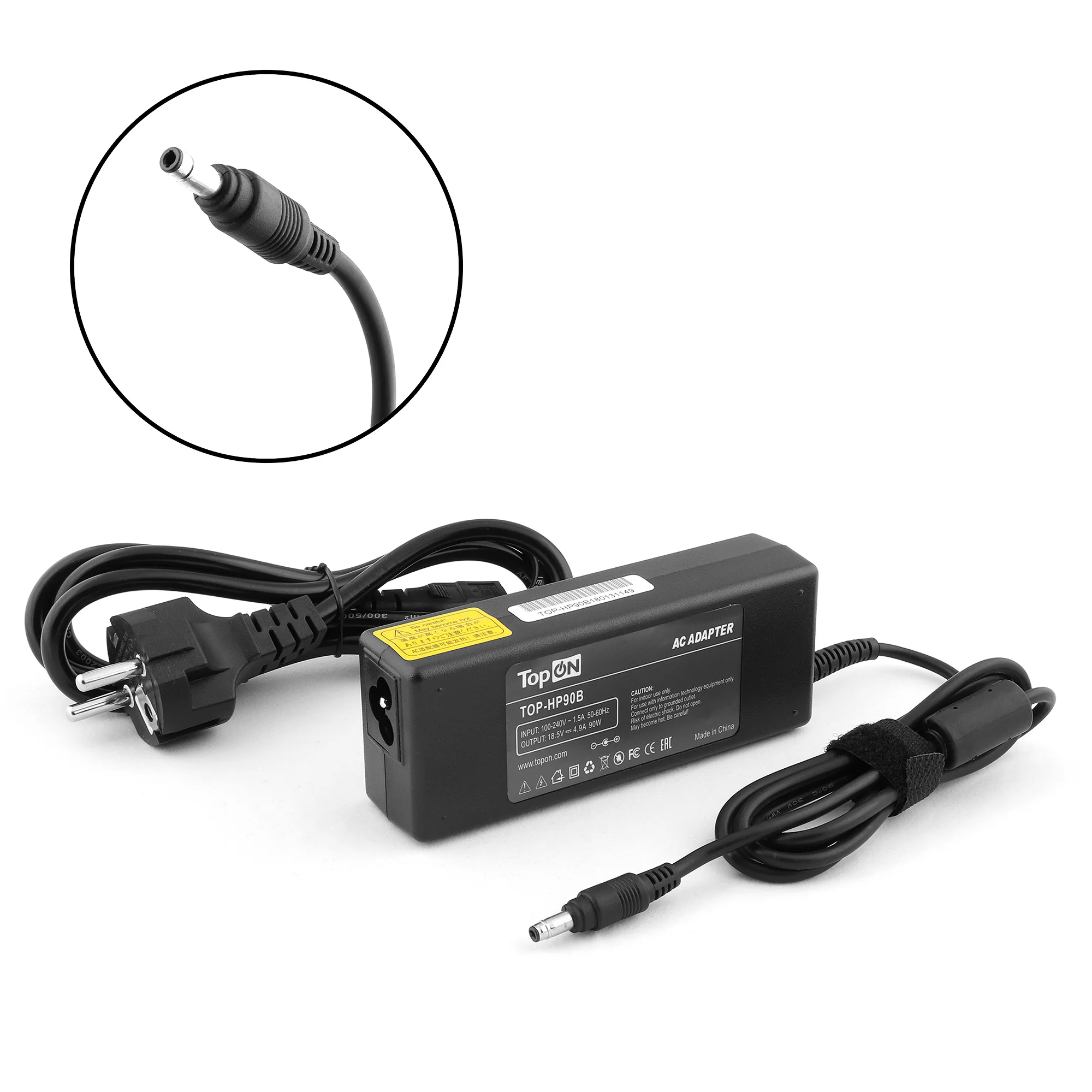 Блок питания для ноутбуков HP 18.5V 4.9A (90W) штекер 4 8 на 1 7 мм. (bullet). PN: 239428 001 432309
