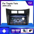 Четырехъядерный Rom 16G Android 8,1 для Toyota Yaris XP90 2005 - 2012 автомобильное радио мультимедийный видеоплеер GPS Navi SWC BT FM без 2din Dvd