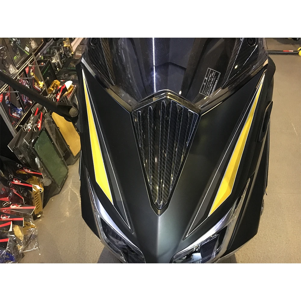 

Motorcycle Carbon Fiber Wind Deflector Windscreen Windshield Headlight Fairing Kits Cover For Yamaha T max 530 Tmax 530