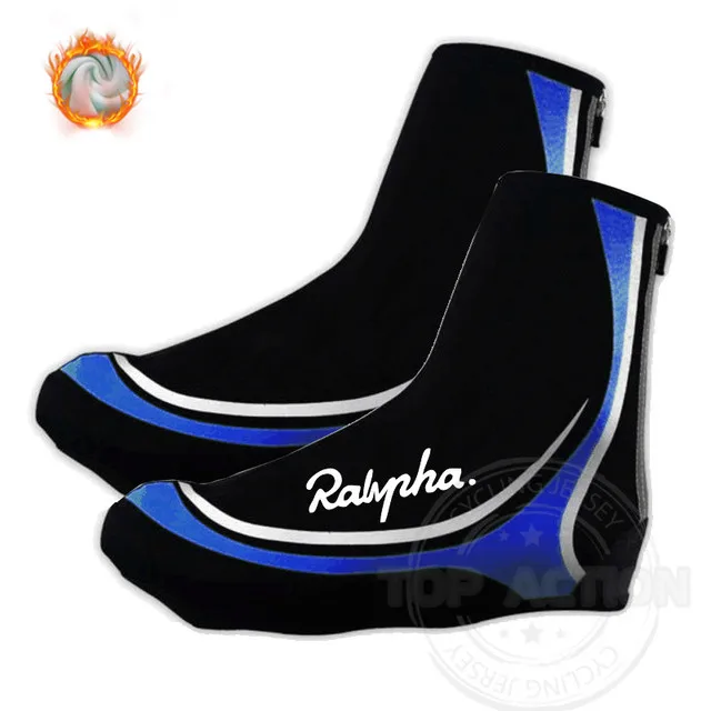

2022 Raphafuling Warm Cycling Shoe Cover Thermal Fleece Overshoes Bicycle Riding Equipment Polyester Winter Over-shoes 6 Colors