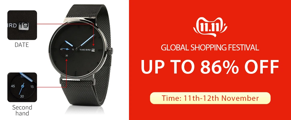 BOBO BIRD брендовые деревянные часы из черного дерева специальный циферблат Кварцевые часы минималистичный дизайн erkek kol saati J-R26