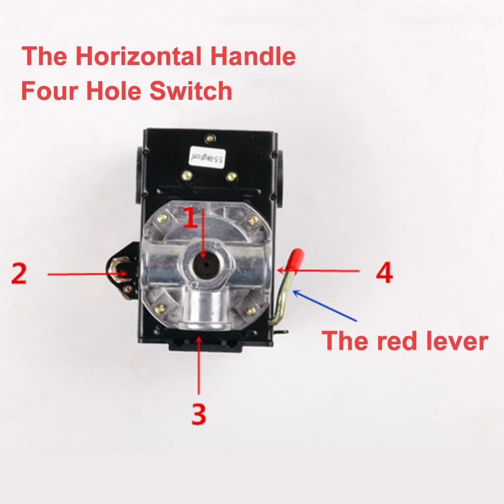 Переключатель давления для воздушного компрессора регулирующий клапан 95-125 PSI 4