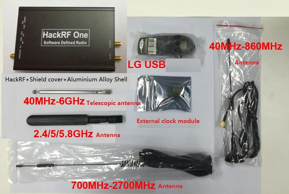 TZT HackRF One SDR программно определяемое радио 1 МГц до 6 ГГц Материнская плата комплект