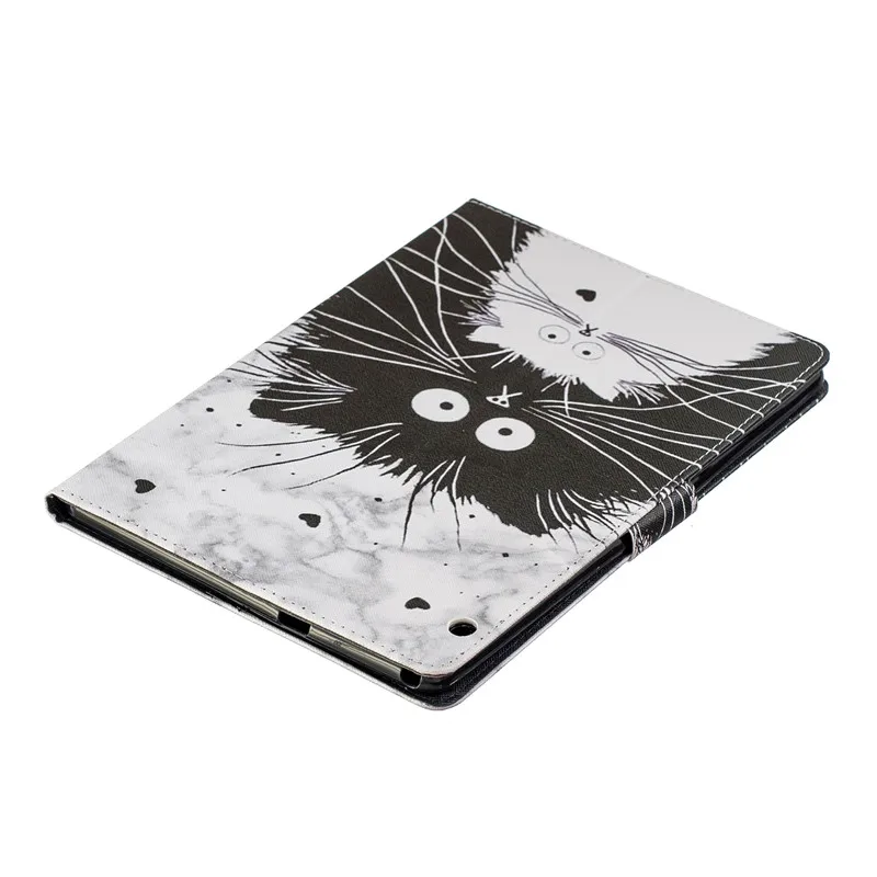 Чехол для huawei MediaPad T3 10 чехол Kawaii Единорог кошка девушки цветок окрашенный PU кожаный чехол-подставка для huawei T3 10 чехол 9,6"