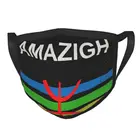 Маска Amazigh с флагом и эмблемой для мужчин, противотуманная защитная маска для берберских Amazigh Imazighen, респиратор, неодноразовая маска для рта