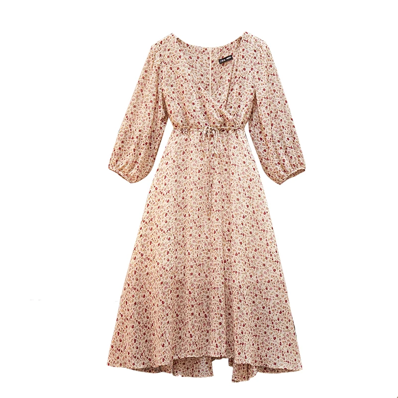 Платье большого размера с тонкой и раздробленной талией | Женская одежда