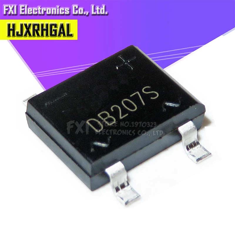 10 шт. DB207S DB207 SOP4 СОП SMD новый оригинальный | Электронные компоненты и