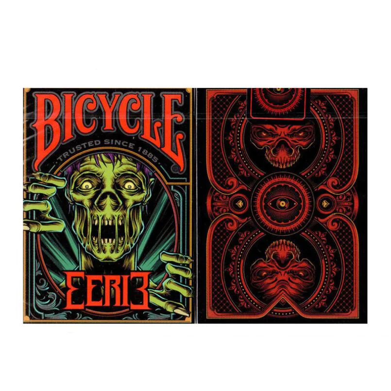 Велосипед жуткие игральные карты волшебные премиум Красная колода Покер Размер