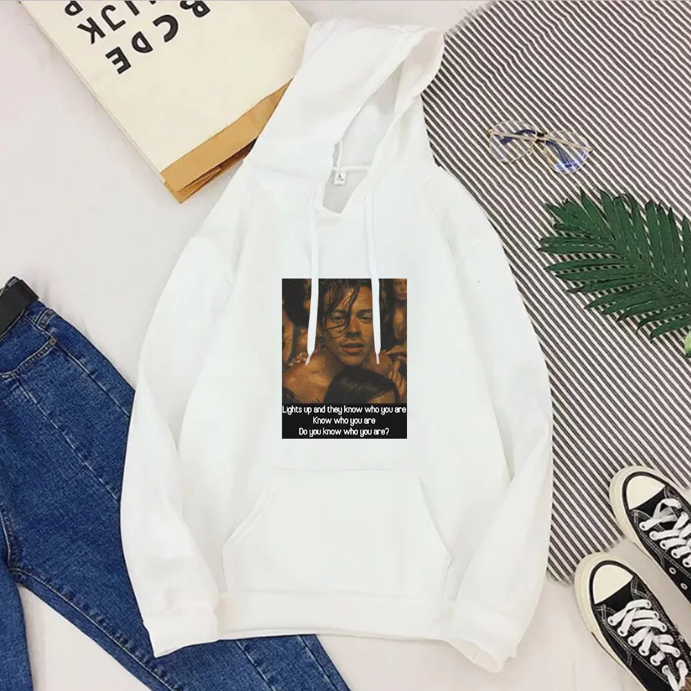 

Sweatshirt Do You Know Who You Are Clothes Harry Styles Hoodies Plus Size Girls Fashion Tops Casual Print Pullovers