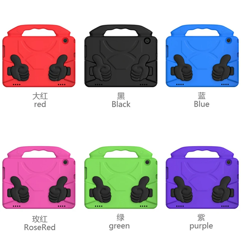 

Blue Stand Tablet Case Huawei MediaPad T3 T5 10 EVA Shockproof Coque Cover Huawei mediapad t5 t3 10 AGS2-W09 AGS2-L03 Case