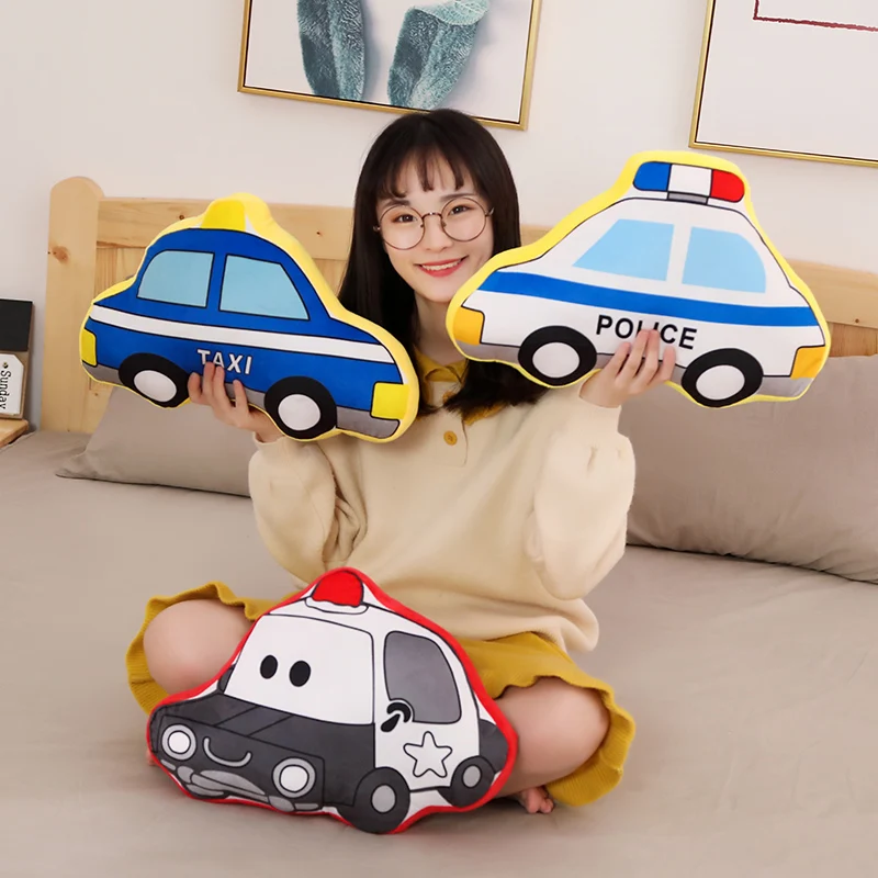 Candice guo! Милая плюшевая игрушка мультяшный автомобиль такси экспресс-помощь