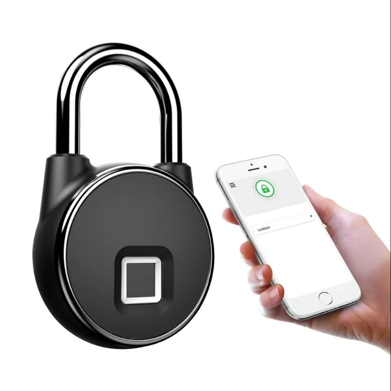 

Smart Fingerprint Lock Smart APP Fingerprint Recognition Unlock Keyless Waterproof Anti-theft Padlock For Door Luggage Case