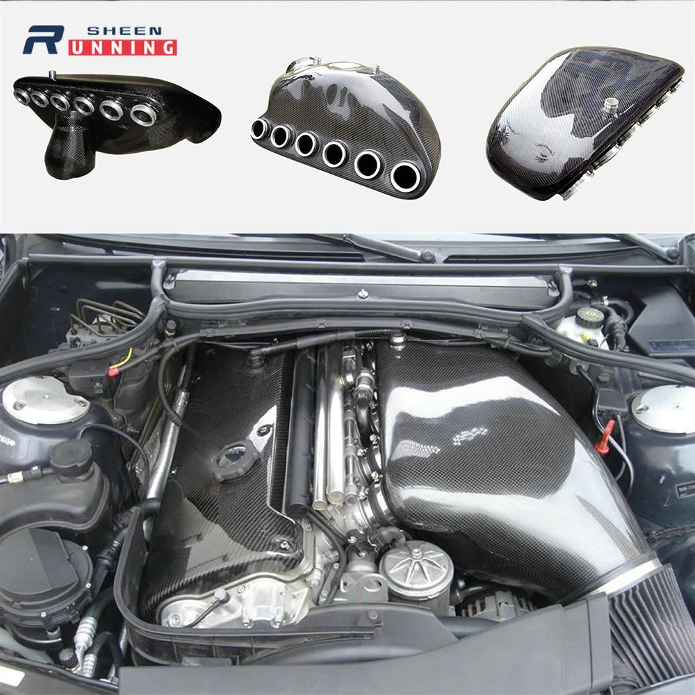 

Подходит для BMW 00-06 E46 M3 3 серии из углеродного волокна модифицированные воздухозаборные сильфоны из углеродного волокна сильфоны