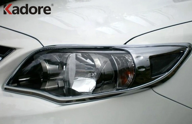 Накладка на передние фары для Toyota Corolla 2011 2012 2013 накладка лампу из АБС пластика