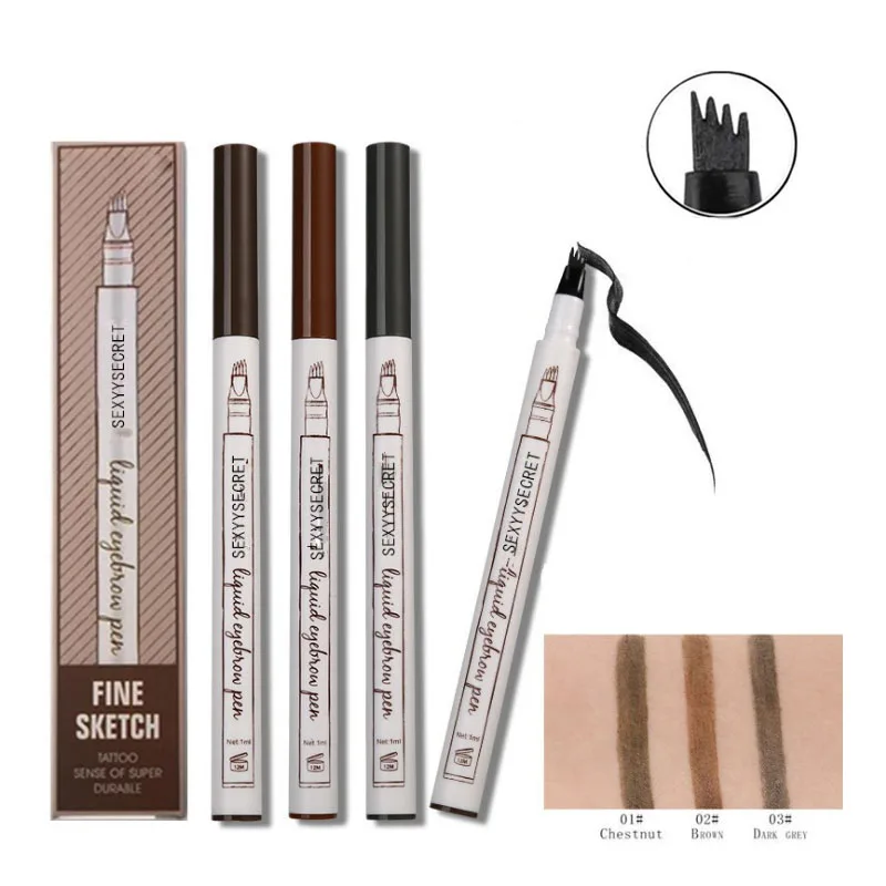 With A Micro-fork Tip Applicator Creates Natural Looking Brows
