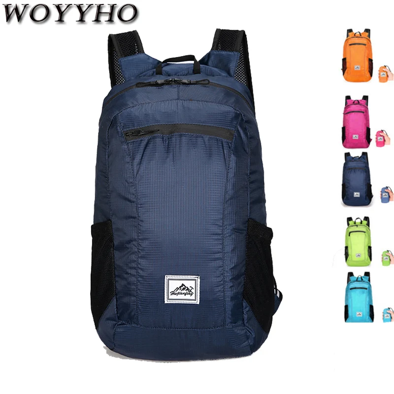 Складной уличный рюкзак 20 л водонепроницаемая Складная спортивная упаковочная