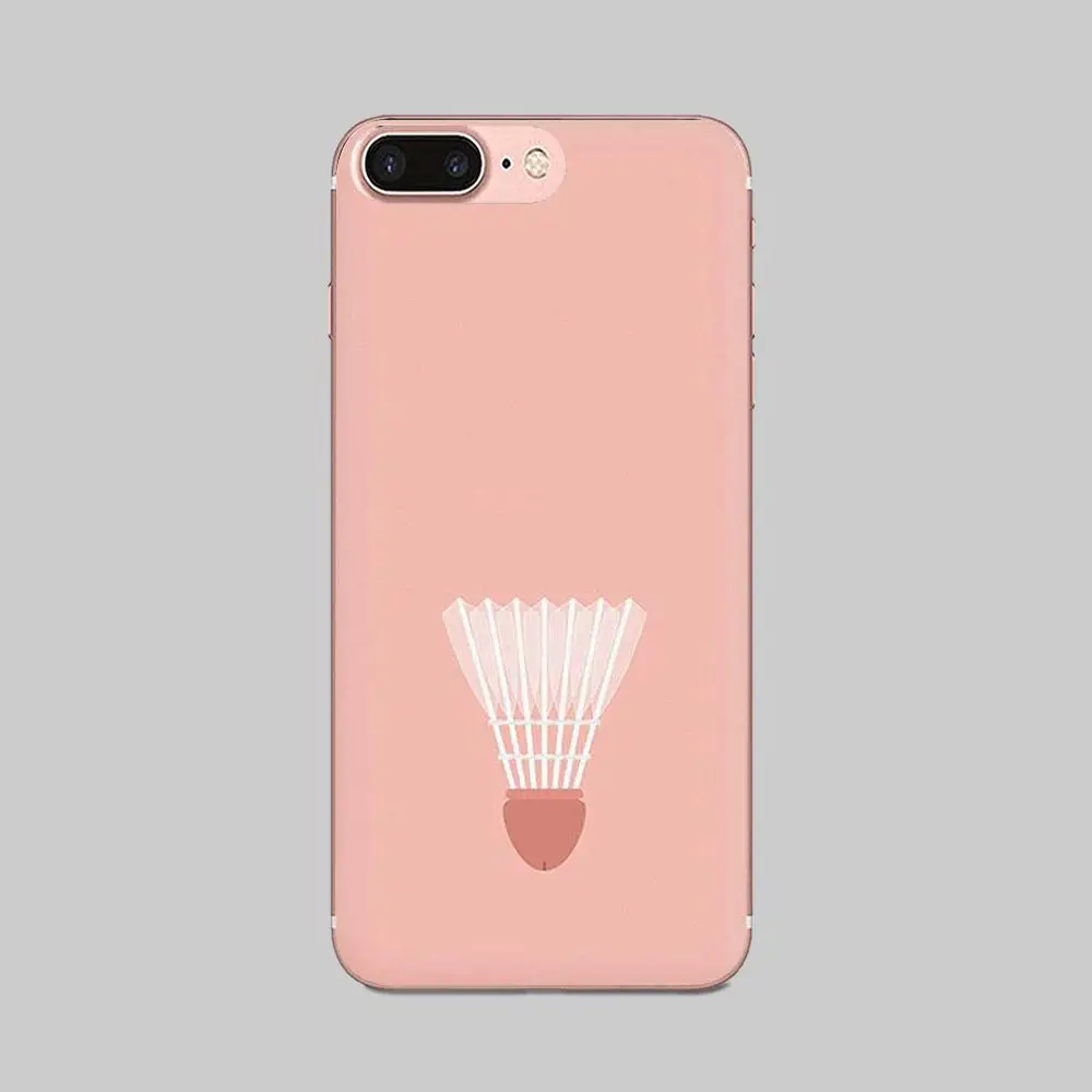 Мягкий ТПУ протектор для спортивного бадминтона Xiaomi CC9 CC9E Mi 3 4 4i 5 5S 6 6X 8 9 SE Play Plus Pro