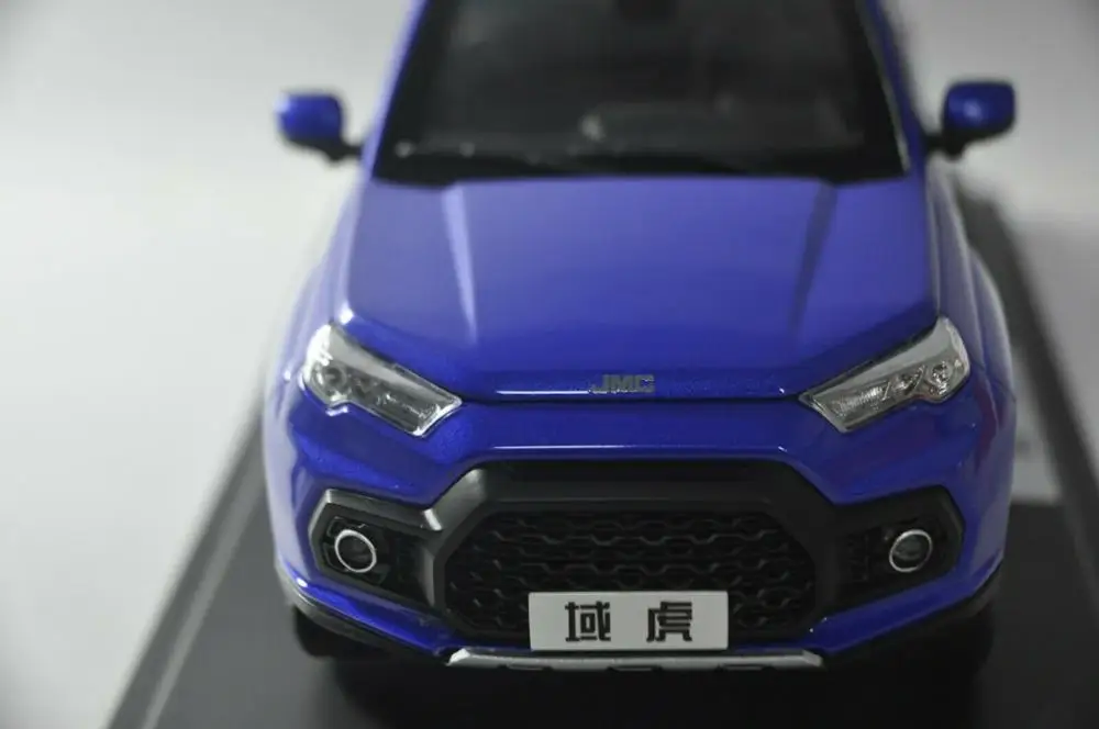 1:18 литая модель для JMC Yuhu 7 2018 синий пикап игрушечный автомобиль из сплава