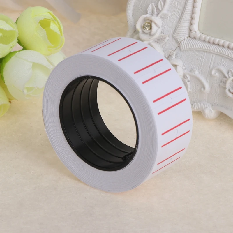 

1 Roll(500 Labels) White Self Adhesive Price Label Tag Sticker Office Supplies K92F
