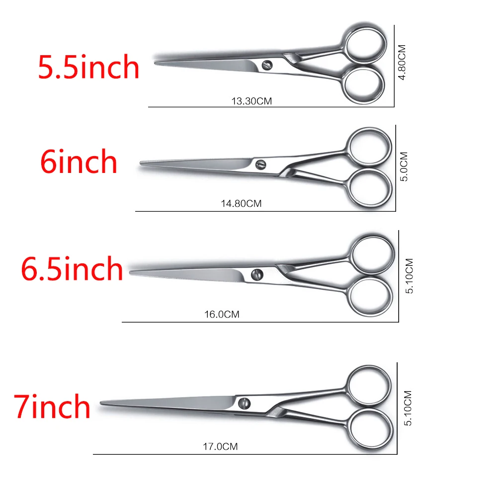 

1pc Professional Barber Hair Cutting Stainless Steel Salon Hairdressing Shears Hairdressing Styling Tools