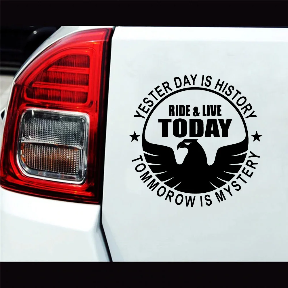 

Newest Eagle Ride Live Quote Auto Sticker Car Styling Car Window Bumper Truck Decal Vinyl Waterproof Car Sticker Graphics