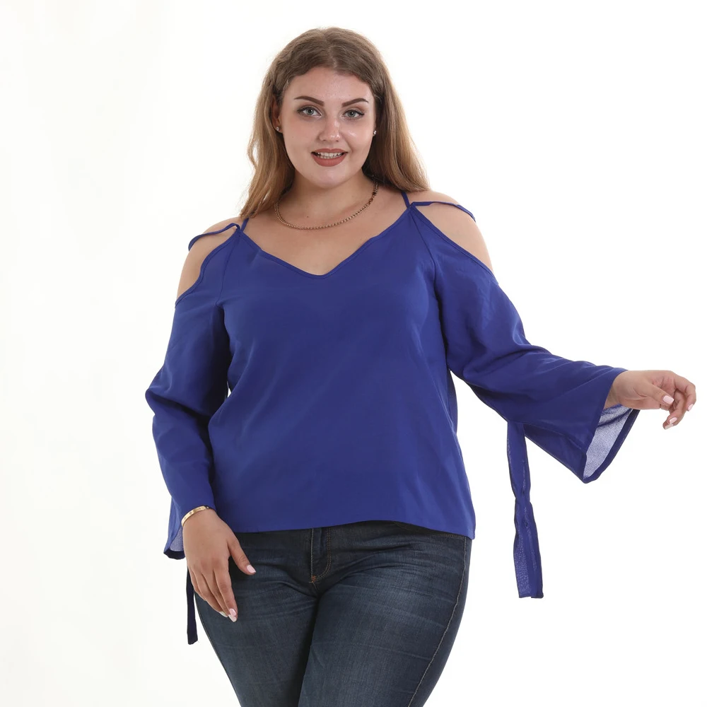 Топы размера плюс 6XL 5XL Винтажные Футболки с длинным рукавом шифоновые футболки