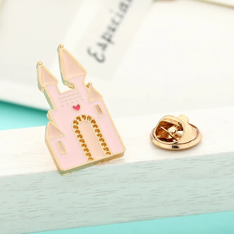 брошь значки женская одежда для женщин Эмалированный набор сказка Золушка синее